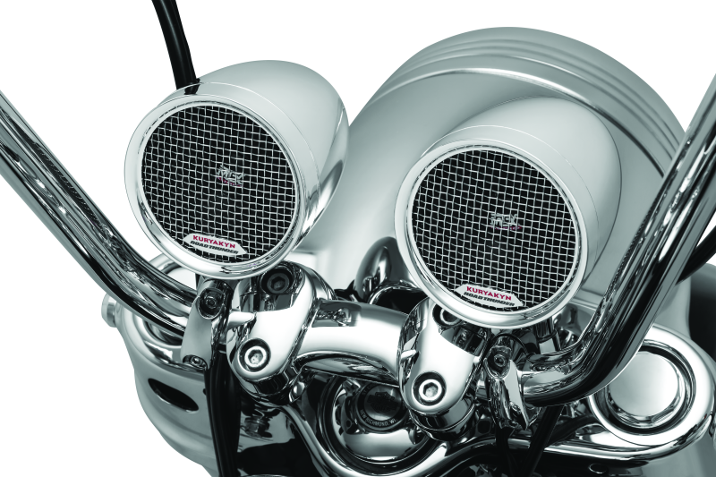 Kuryakyn 2712 - KUR2712 - Kuryakyn Road Thunder Speaker Pods Bluetooth Audio Controller Chrome - Shipped in Europe - Tuningsupply.com