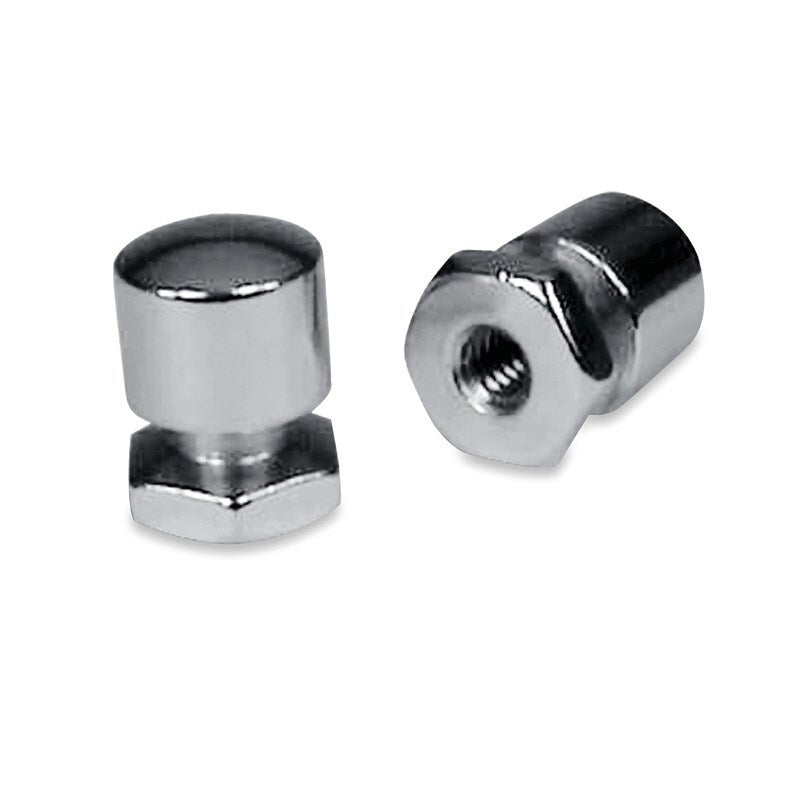Mustang Motorcycle - MMP78032 - Mustang Solo Mounting Nuts (Pair) - Chrome - Shipped in Europe - Tuningsupply.com