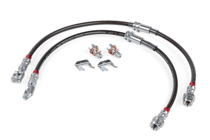 APR BRK00047 - APRBRK00047 - APR 05-22 Audi A3/05-22 Volkswagen GTI/Jetta/Passat Braided Stainless Steel Brake Line Set - Front - Shipped in Europe - Tuningsupply.com