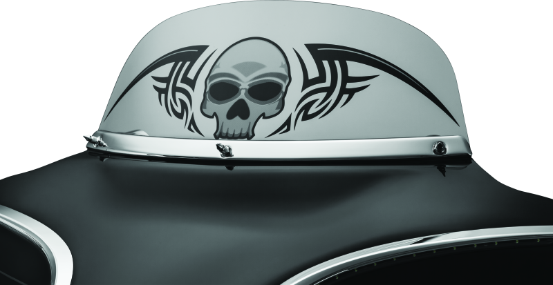 Kuryakyn 1310 - KUR1310 - Kuryakyn Smooth Windshield Trim 96-13 Touring Chrome - Shipped in Europe - Tuningsupply.com