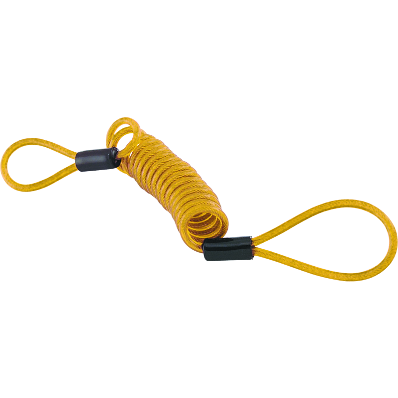 BikeMaster 132202 - BKM132202 - Bully Lock Reminder Disc Cable 4 ft. - Yellow - Shipped in Europe - Tuningsupply.com