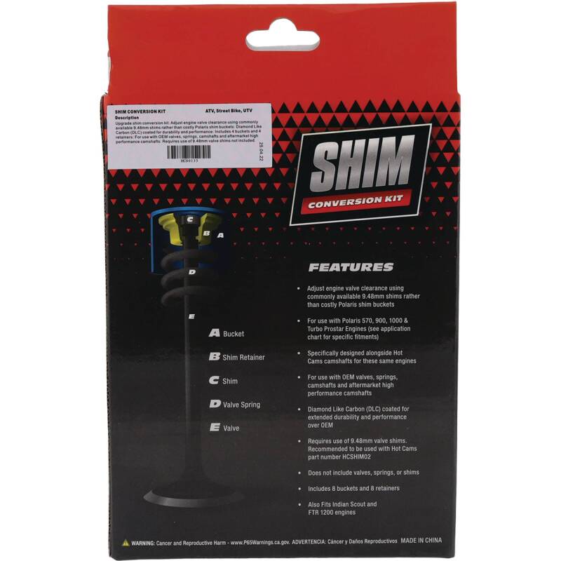 Hot Cams HC00135 - HOCHC00135 - Hot Cams 14-16/2019 Ranger 900 Crew EPS Cam Chain Shim Conversion kit - Shipped in Europe - Tuningsupply.com