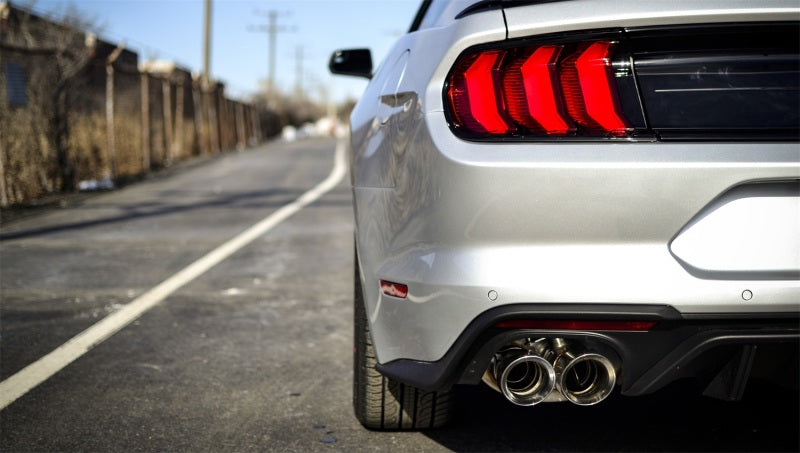 CORSA Performance 21002BLK - COR21002BLK - Corsa 2018-2023 Ford Mustang GT Fastback 5.0L 3in Sport Axle-Back Exhaust w/ 4in Black Tips - Shipped in Europe - Tuningsupply.com