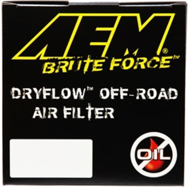 AEM Induction 21-2047BF - AEM21-2047BF - AEM Dryflow 3.5in. X 7in. Round Tapered Air Filter - Shipped in Europe - Tuningsupply.com