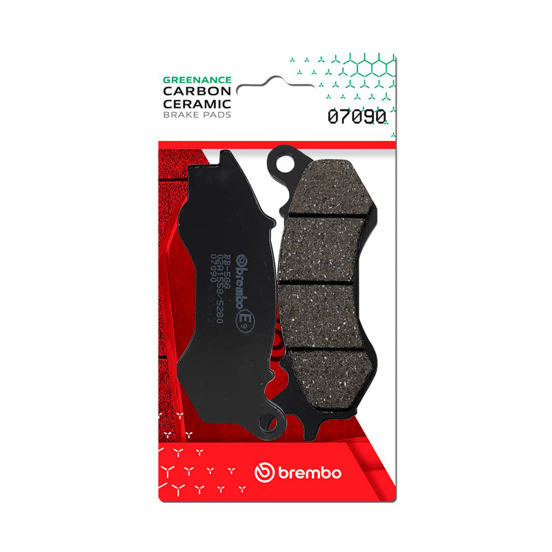 Brembo OE 07090 - BRE07090 - Brembo OE Honda Scv/Honda Nsc/Honda Pcx/Honda Sh/Honda Vision Carbon Ceramic Brake Pad - Front - Shipped in Europe - Tuningsupply.com