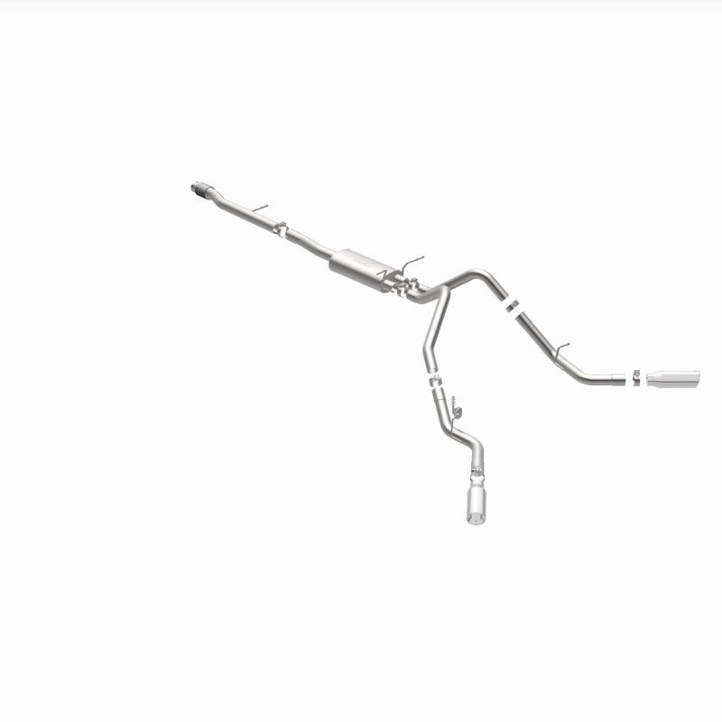 Magnaflow 15269 - MAG15269 - Magnaflow 14 Chev Silverado V8 5.3L CC/EC Cab Dual Split Behind Rear Tires Exit SS Cat Back Perf Exh - Shipped in Europe - Tuningsupply.com