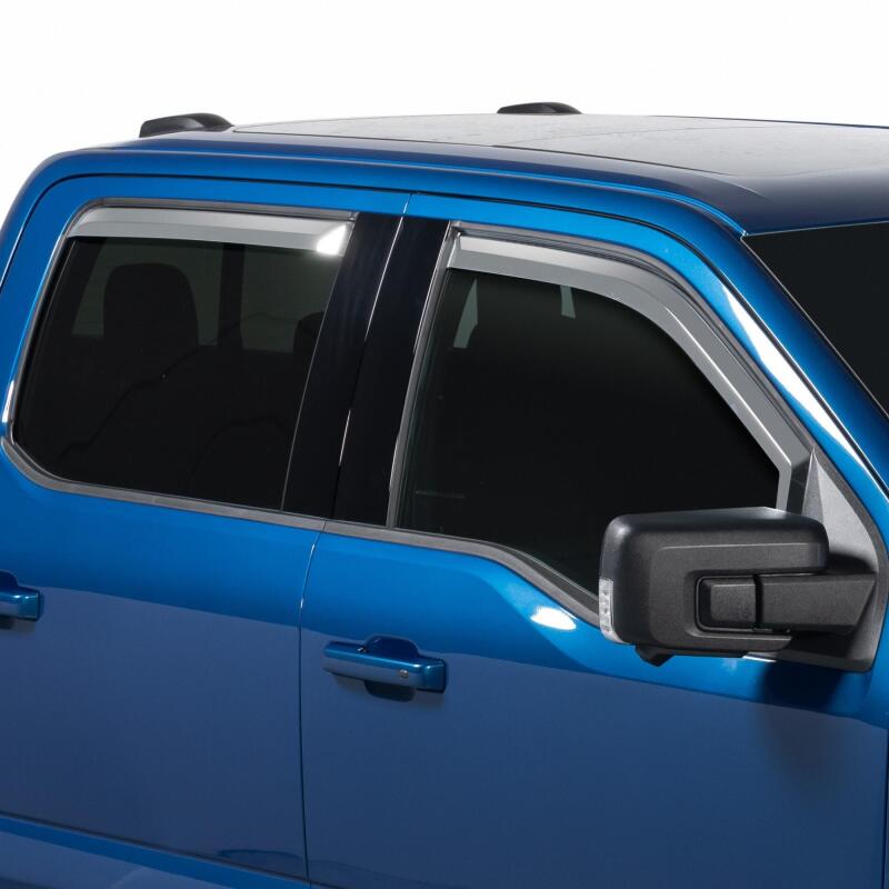 Putco 480025 - PUT480025 - Putco 2021 Ford F-150 Super Crew Element Chrome Window Visors (Set of 4) - Shipped in Europe - Tuningsupply.com