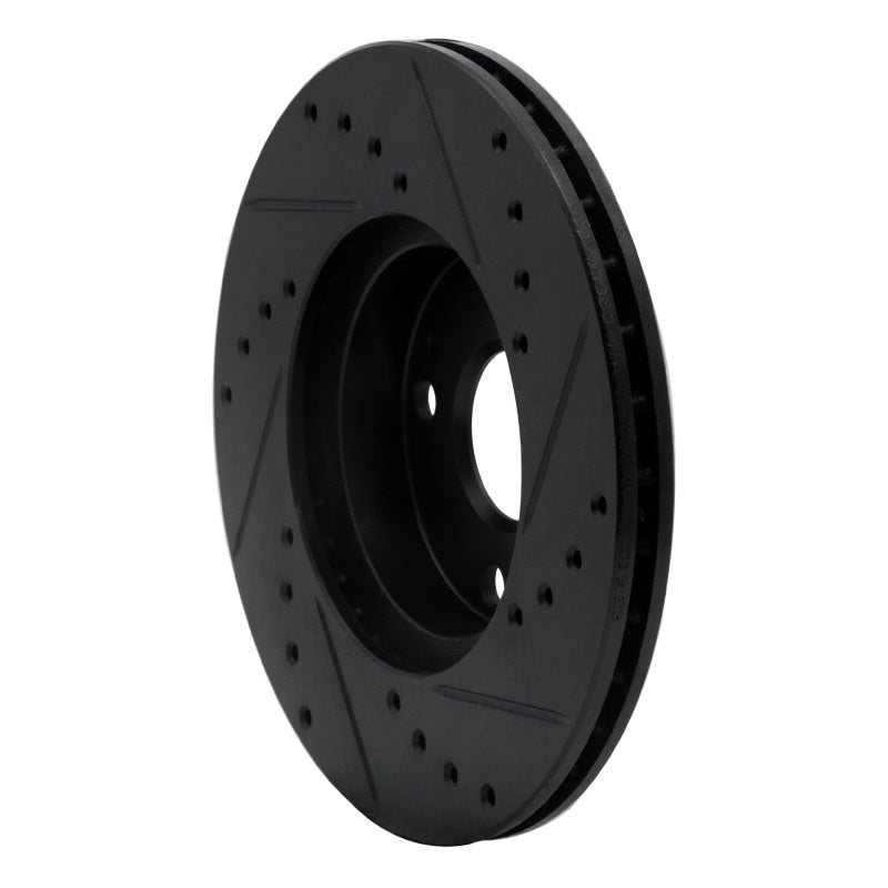 R1 Concepts 633-80030L - RNC633-80030L - R1 94-02 Mazda Miata Front Left Drilled & Slotted Black Brake Rotor - Shipped in Europe - Tuningsupply.com