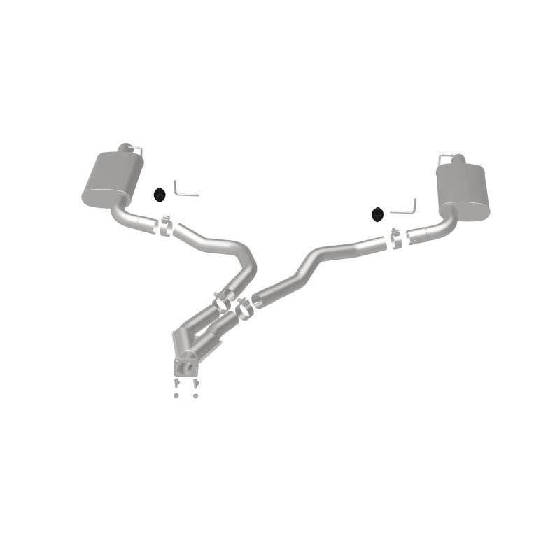 Magnaflow 16710 - MAG16710 - MagnaFlow 75-79 Chevy Corvette V8 5.7L Dual Split Rear Exit Stainless Cat-Back Perf Exhaust - Shipped in Europe - Tuningsupply.com