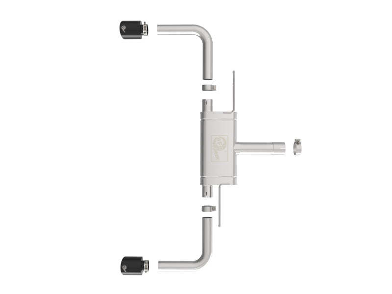 aFe 49-36355-B - AFE49-36355-B - aFe MACHForce XP Exhausts Axle-Back 21-24 BMW 228i 2.0T (SS w/ Black Tips) - Shipped in Europe - Tuningsupply.com