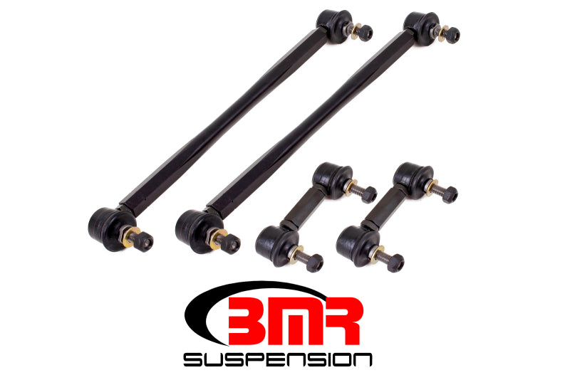 BMR Suspension ELK004 - BMRELK004 - BMR 10-11 5th Gen Camaro Front and Rear Sway Bar End Link Kit - Black - Shipped in Europe - Tuningsupply.com