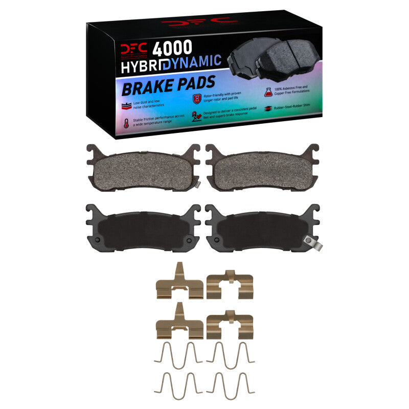 DFC 4000-0636-01 - DFC4000-0636-01 - DFC 99-05 Mazda Miata (NB) Rear 4000 HybriDynamic Brake Pads and Hardware Kit - Shipped in Europe - Tuningsupply.com