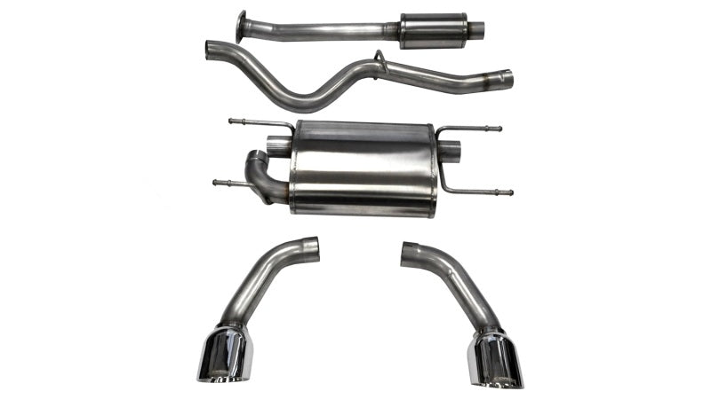 CORSA Performance 14864 - COR14864 - Corsa 2012-2025 Scion FRS / Subaru BRZ Polished Sport Cat-Back Exhaust - Shipped in Europe - Tuningsupply.com