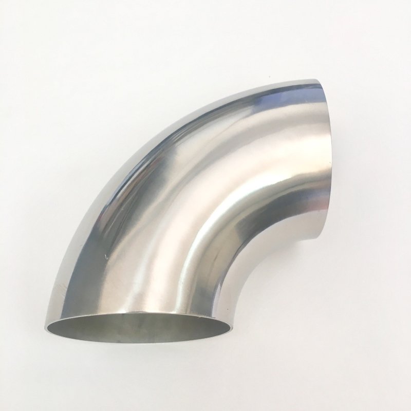 Ticon 101-07654-3110 - TIC101-07654-3110 - Ticon Industries 3.0in Diameter 90 1D/3in CLR 1.2mm /.047in Wall Thickness Titanium Elbow - Shipped in Europe - Tuningsupply.com