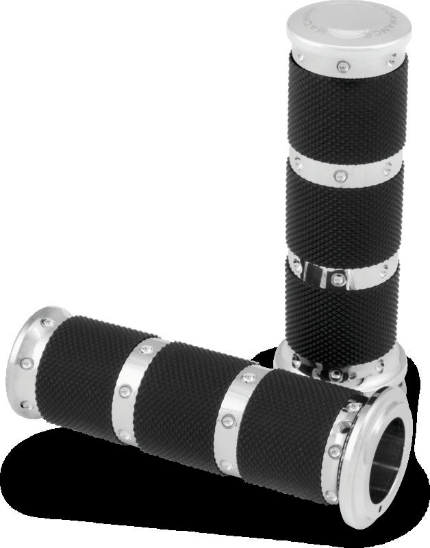 Performance Machine 0063-2087-CH - PFM0063-2087-CH - Performance Machine Handle Grip Set XLS - Chrome - Shipped in Europe - Tuningsupply.com