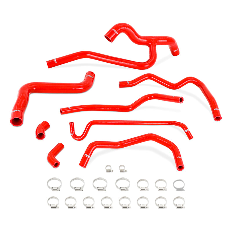 Mishimoto MMHOSE-MUS40-05RD - MISMMHOSE-MUS40-05RD - Mishimoto 05-10 Mustang V6 Silicone Radiator & Heater Hose Kit - Red - Shipped in Europe - Tuningsupply.com