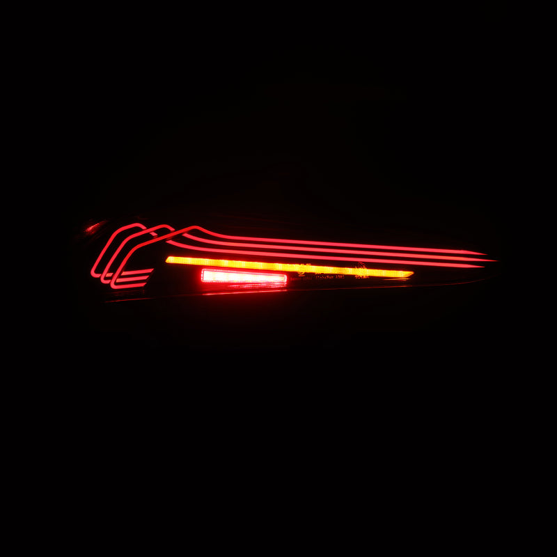 AlphaRex 609010 - ARX609010 - AlphaRex 20-24 Toyota Supra LUXX-Series Laser Style LED Tail Lights Black - Shipped in Europe - Tuningsupply.com