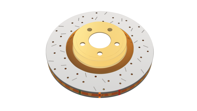 DBA DBA4746XS - DBADBA4746XS - DBA 93-98 Toyota Supra (Non-Turbo Model 2JZGE) Rear Cross Drilled/Slotted 4000 XS Series Rotor - Shipped in Europe - Tuningsupply.com