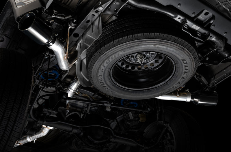 AWE Tuning 3015-33101 - AWE3015-33101 - AWE Tuning 20-21 Jeep Gladiator JT 3.6L Tread Edition Cat-Back Dual Exhaust - Diamond Black Tip - Shipped in Europe - Tuningsupply.com