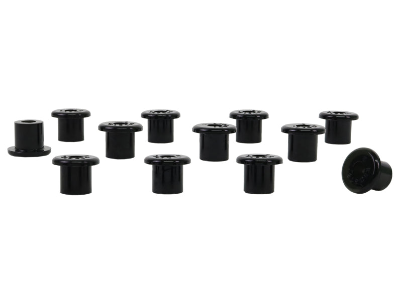 Whiteline W72315 - WHLW72315 - Whiteline 76-86 Jeep CJ7 Spring Eye Front/Rear and Shackle Bushing Kit - Shipped in Europe - Tuningsupply.com