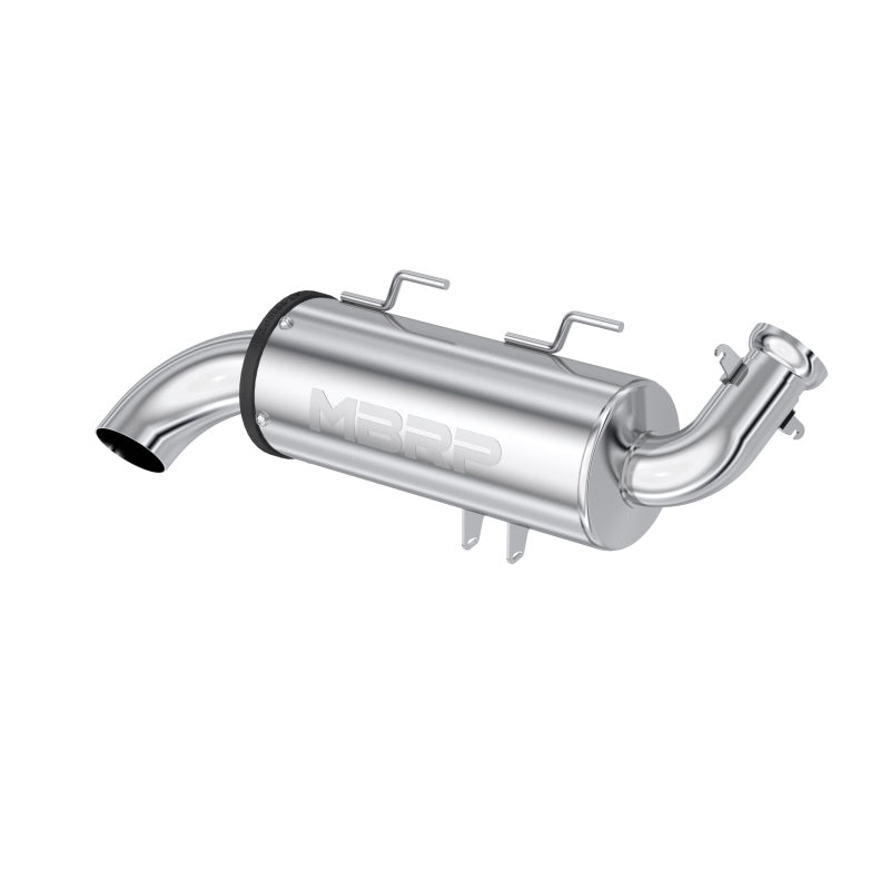 MBRP PAT-9526PT - MBRPAT-9526PT - MBRP 2011+ Polaris Sportsman Touring 850 T304 Stainless Single Slip-On Performance Series - Shipped in Europe - Tuningsupply.com