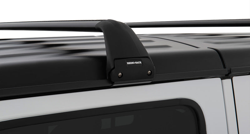 Rhino-Rack SG59 - RHRSG59 - Rhino-Rack 07-22 Jeep Wrangler JK/JL 4 Door Hard Top Vortex SG 2 Bar Roof Rack - Black - Shipped in Europe - Tuningsupply.com