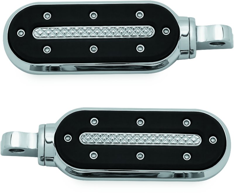 Kuryakyn 7031 - KUR7031 - Kuryakyn Heavy Industry Pegs With Adapters Chrome - Shipped in Europe - Tuningsupply.com