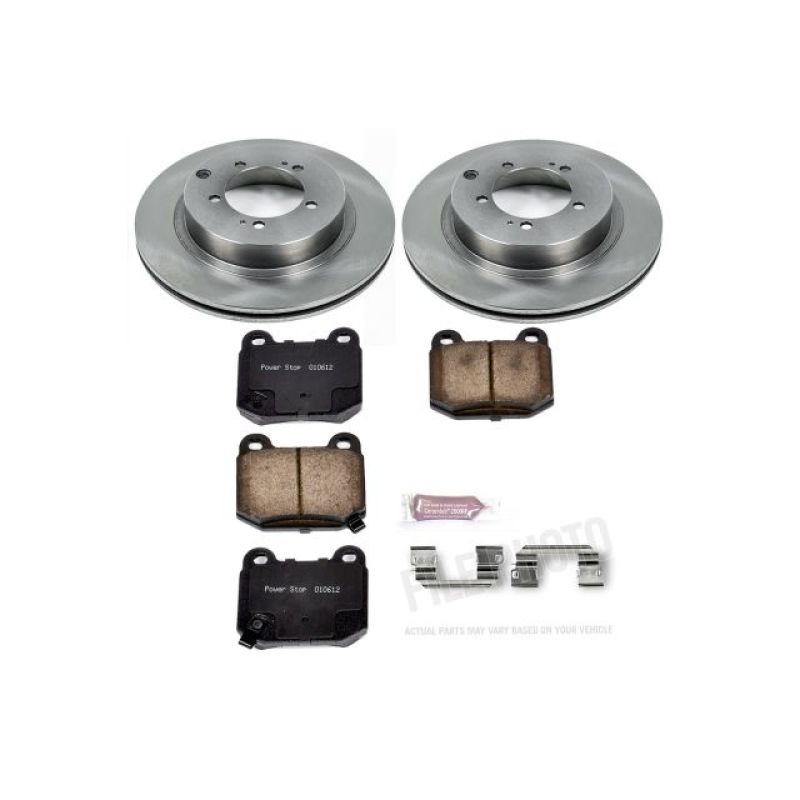 PowerStop KOE156 - PSBKOE156 - Power Stop 03-06 Mitsubishi Lancer Rear Autospecialty Brake Kit - Shipped in Europe - Tuningsupply.com
