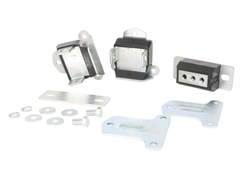 Whiteline W93473 - WHLW93473 - Whiteline 1963-1982 Chevrolet Corvette Complete Engine and Transmission Mount Set - Shipped in Europe - Tuningsupply.com