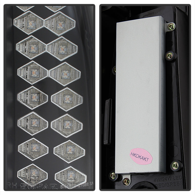 SPYDER 5001351 - SPY5001351 - Spyder Chevy C/K Series 1500 88-98/Blazer 92-94 LED Tail Lights Blk ALT-YD-CCK88-LED-BK - Shipped in Europe - Tuningsupply.com