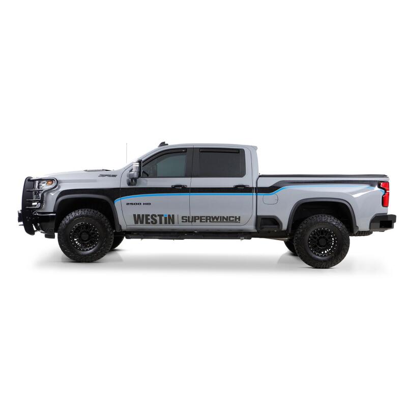 Westin 24-64765 - WES24-64765 - Westin 19-26 Chevy Silverado/GMC Sierra 1500 CrewCab AT6 Running Boards - Black - Shipped in Europe - Tuningsupply.com