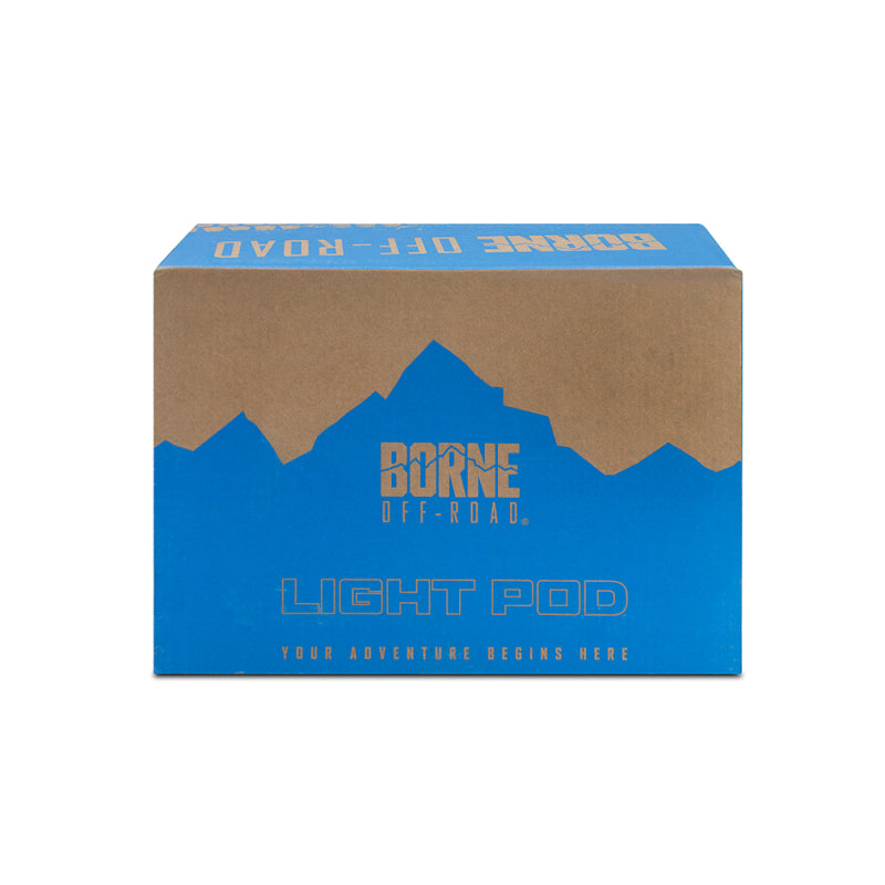 Borne Off-Road BNLT-LP33-2F - BRNBNLT-LP33-2F - Borne Off-Road Light Pods (Kit of 2) 3x3 Flood - Shipped in Europe - Tuningsupply.com