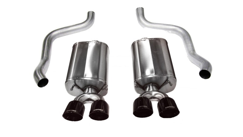 CORSA Performance 14108BLK - COR14108BLK - Corsa 2009-2013 Chevrolet Corvette C6 6.2L V8 Black Sport Axle-Back Exhaust - Shipped in Europe - Tuningsupply.com