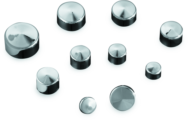 Kuryakyn 2440 - KUR2440 - Kuryakyn Kool Kaps 3/16in Socket Head Chrome - Shipped in Europe - Tuningsupply.com