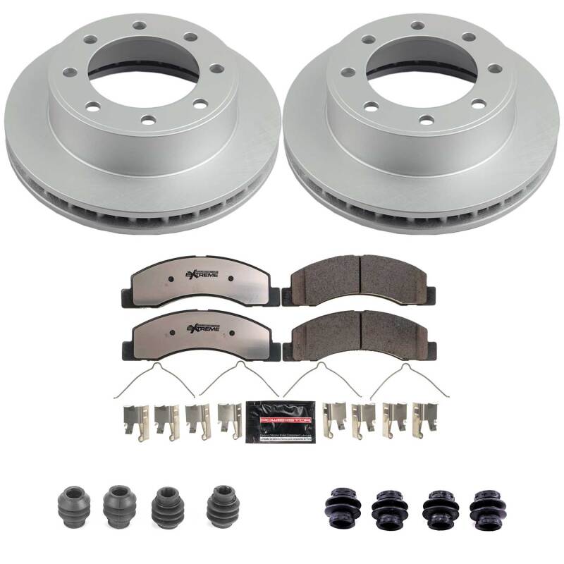 PowerStop CPK1905-36 - PSBCPK1905-36 - Power Stop 00-05 Ford Excursion Front Z36 Coated Truck & Tow Brake Kit - Shipped in Europe - Tuningsupply.com