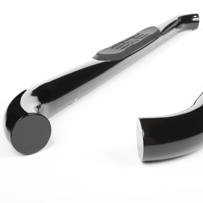 Rugged Ridge - RUG11590.05 - Rugged Ridge 3-In Round Side Steps Black 07-18 2-Door Jeep Wrangler - Shipped in Europe - Tuningsupply.com