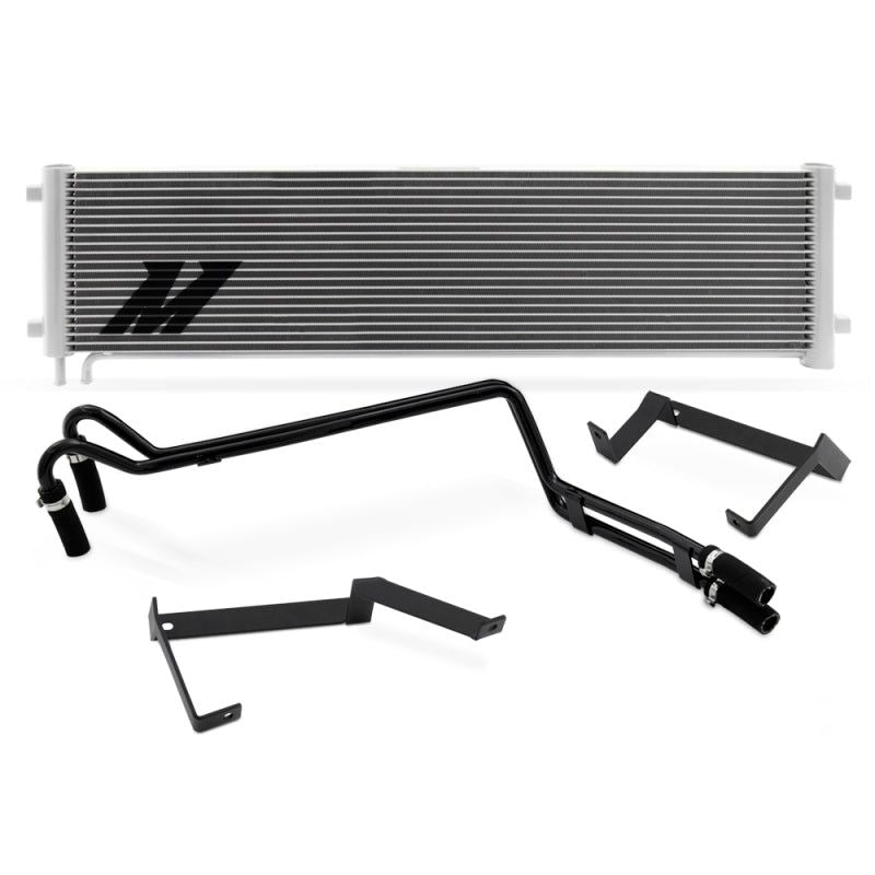 Mishimoto MMTC-F2D-11SL - MISMMTC-F2D-11SL - Mishimoto 11-16 Ford 6.7L Powerstroke Transmission Cooler Kit Silver - Shipped in Europe - Tuningsupply.com
