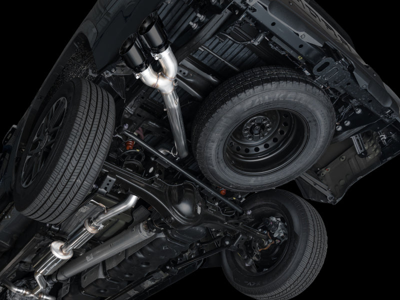 AWE Tuning 3015-33063 - AWE3015-33063 - AWE 0FG Exhaust for 3rd Gen Toyota Tundra - Dual Diamond Black Tips - Shipped in Europe - Tuningsupply.com