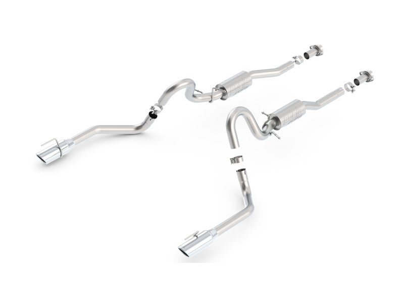 Borla 140458 - BOR140458 - Borla 99-04 Ford Mustang GT 4.5L V8 AT/MT RWD 2dr ATAK SS Catback Exhaust - Shipped in Europe - Tuningsupply.com