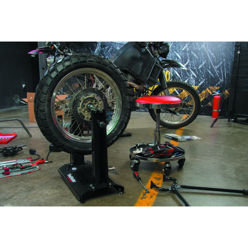 BikeMaster 152460 - BKM152460 - BikeMaster Ultimate Shop Stool w/ Tool Caddy - Shipped in Europe - Tuningsupply.com