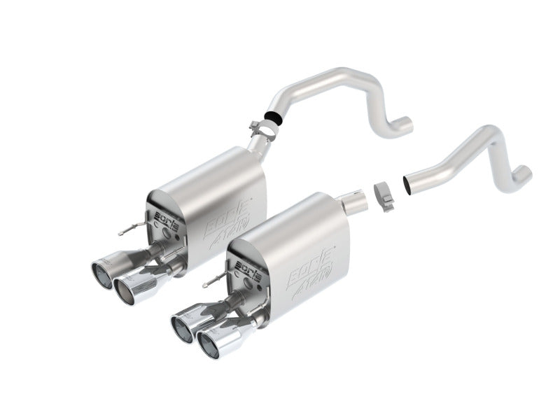 Borla 11812 - BOR11812 - Borla 09-12 Chevy Corvette C6 Coupe/Convertible 6.2L 8cyl Aggressive ATAK Exhaust - Shipped in Europe - Tuningsupply.com