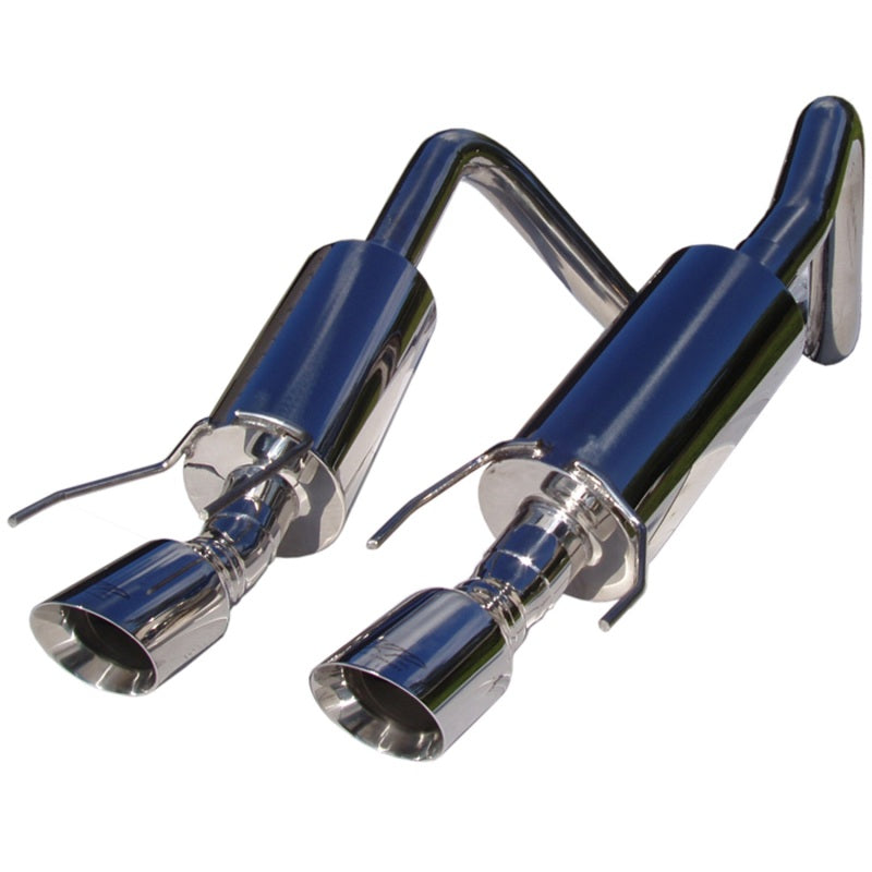 MBRP PS7000304 - MBRPS7000304 - MBRP 2005-2008 Chev Corvette Dual Muffler Axle Back 4 Round Dual Wall Tips - Shipped in Europe - Tuningsupply.com