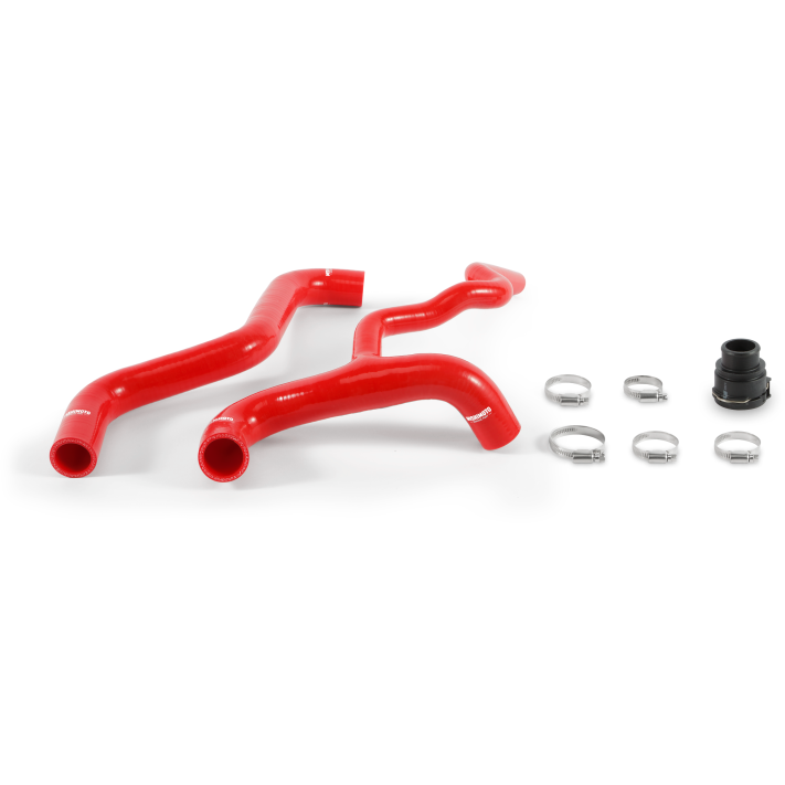 Mishimoto MMHOSE-500T-12RD - MISMMHOSE-500T-12RD - Mishimoto 2012+ Fiat 500 Abarth/Turbo Red Silicone Radiator Hose Kit - Shipped in Europe - Tuningsupply.com