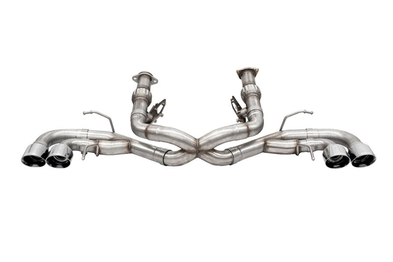 CORSA Performance 21104 - COR21104 - Corsa 2020-25 Corvette C8 3in Xtreme Cat-Back Exhaust 4.5in Pol Quad Tips - Deletes stock AFM Valve - Shipped in Europe - Tuningsupply.com