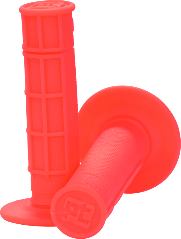 ProTaper 024043 - PTR024043 - ProTaper 1/2 Waffle Grips - Neon Red - Shipped in Europe - Tuningsupply.com