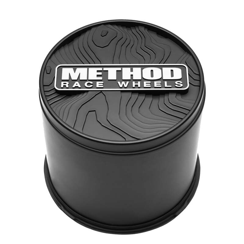 Method Wheels CP-TOPO130-P-B - MRWCP-TOPO130-P-B - Method Race Wheels Top Push Through Center Cap 130mm - Black - Shipped in Europe - Tuningsupply.com