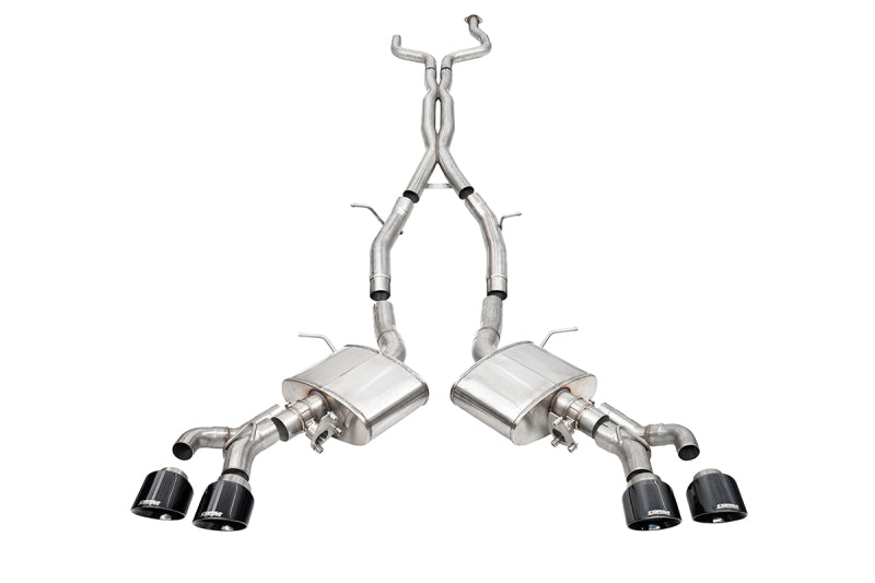 CORSA Performance 21317BLK - COR21317BLK - Corsa 22-25 Cadillac CT4 V Blackwing 3in Active Valve Cat-Back - 4.5in Black Tip - Shipped in Europe - Tuningsupply.com