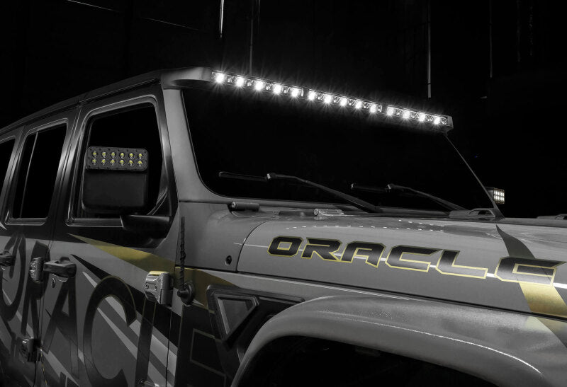 ORACLE Lighting 5917-023 - ORL5917-023 - Oracle Jeep Wrangler JL/Gladiator JT Integrated Windshield LED Light Bar System - Shipped in Europe - Tuningsupply.com