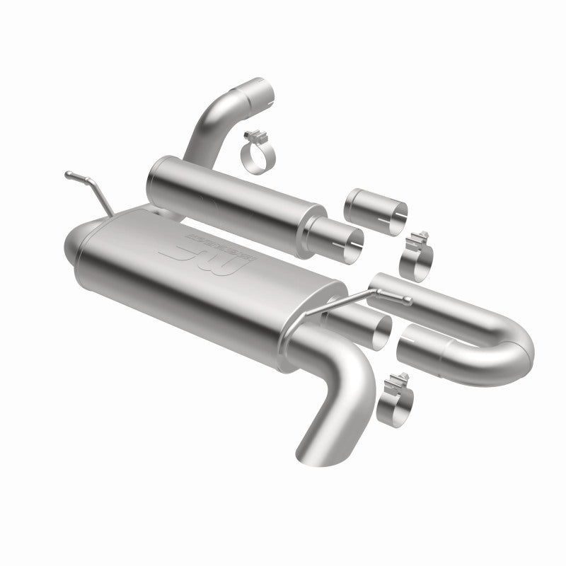 Magnaflow 19620 - MAG19620 - MagnaFlow 18-23 Jeep Wrangler JL 2.0L/3.6L Overland Series Axle-Back Exhaust - Shipped in Europe - Tuningsupply.com
