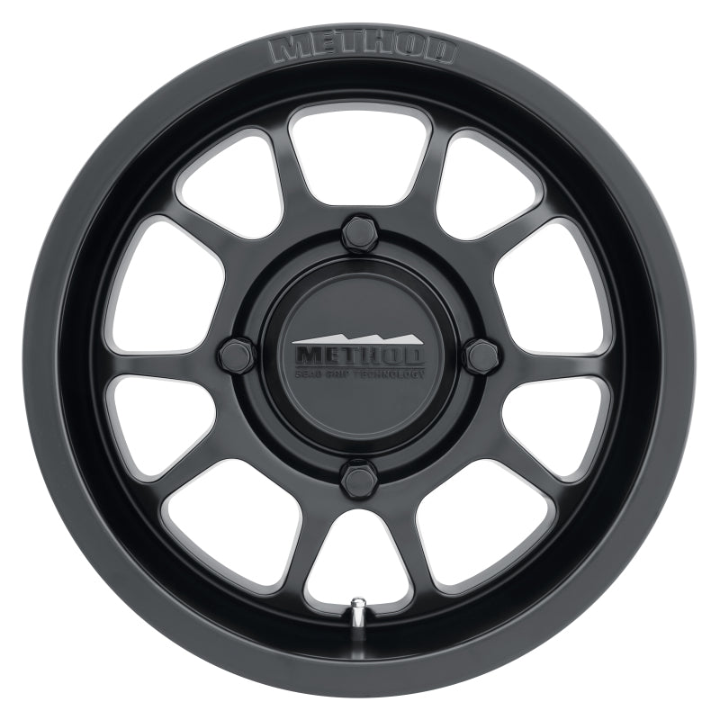Method Wheels MR40957047543 - MRWMR40957047543 - Method MR409 Bead Grip 15x7 / 4+3/13mm Offset / 4x136 / 106.25mm CB Matte Black Wheel - Shipped in Europe - Tuningsupply.com